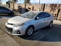 Salvage cars for sale from Copart Wilmington, CA: 2015 Toyota Corolla L