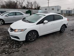 Honda Civic salvage cars for sale: 2013 Honda Civic EX