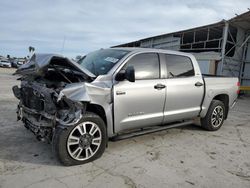 Salvage cars for sale at Corpus Christi, TX auction: 2017 Toyota Tundra Crewmax SR5