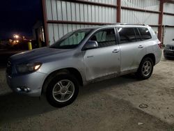 Salvage cars for sale at Helena, MT auction: 2008 Toyota Highlander Sport