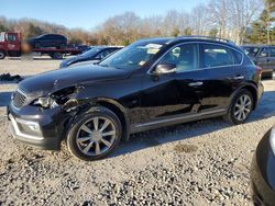 Salvage cars for sale at North Billerica, MA auction: 2017 Infiniti QX50