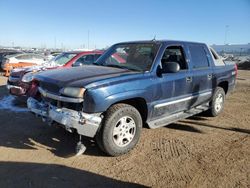 Salvage cars for sale at Brighton, CO auction: 2004 Chevrolet Avalanche K1500