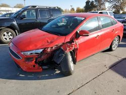 Salvage cars for sale from Copart Sacramento, CA: 2015 Ford Focus SE