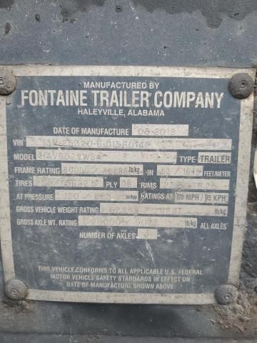 2013 Fontaine Trailer
