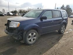 Honda Pilot EX salvage cars for sale: 2013 Honda Pilot EX