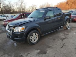 Salvage cars for sale at Ellwood City, PA auction: 2007 Ford Explorer Sport Trac XLT