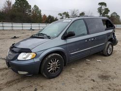 Salvage cars for sale at Hampton, VA auction: 2001 Chrysler Town & Country Limited