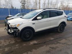 Salvage cars for sale at Moncton, NB auction: 2018 Ford Escape SE