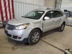 Salvage cars for sale at Mcfarland, WI auction: 2017 Chevrolet Traverse LT