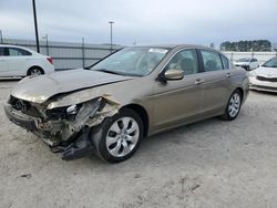 Salvage cars for sale from Copart Lumberton, NC: 2009 Honda Accord EX