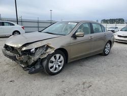 Salvage cars for sale at Lumberton, NC auction: 2009 Honda Accord EX