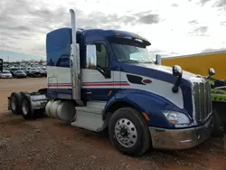Salvage trucks for sale at Oklahoma City, OK auction: 2018 Peterbilt 579