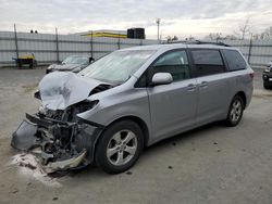 Toyota Sienna LE salvage cars for sale: 2017 Toyota Sienna LE