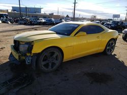 Salvage cars for sale at Colorado Springs, CO auction: 2012 Chevrolet Camaro LT