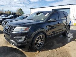 Salvage cars for sale at Shreveport, LA auction: 2017 Ford Explorer Sport