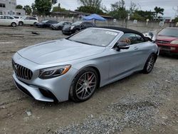 Salvage cars for sale from Copart Opa Locka, FL: 2021 Mercedes-Benz S 63 AMG