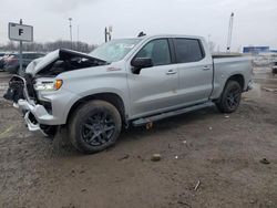 Salvage cars for sale at Woodhaven, MI auction: 2022 Chevrolet Silverado K1500 RST