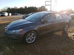Salvage cars for sale from Copart China Grove, NC: 2018 Ford Fusion SE Hybrid