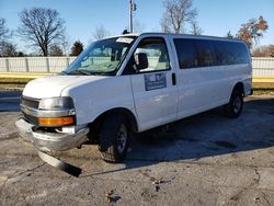 Salvage trucks for sale at Rogersville, MO auction: 2019 Chevrolet Express G3500 LT