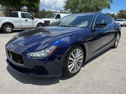 Salvage cars for sale from Copart Opa Locka, FL: 2015 Maserati Ghibli S