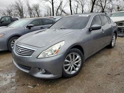 Salvage cars for sale from Copart Bridgeton, MO: 2013 Infiniti G37