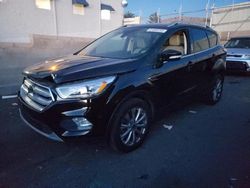 Salvage cars for sale at Albuquerque, NM auction: 2018 Ford Escape Titanium