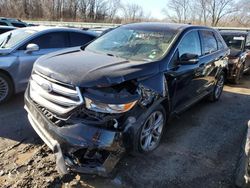 Salvage cars for sale from Copart Pekin, IL: 2017 Ford Edge Titanium
