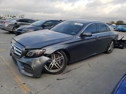 Salvage cars for sale at Grand Prairie, TX auction: 2017 Mercedes-Benz E 300