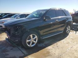 Mercedes-Benz salvage cars for sale: 2016 Mercedes-Benz GLE 350