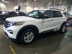 Salvage cars for sale at Woodhaven, MI auction: 2021 Ford Explorer XLT