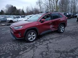 Toyota Rav4 Limited salvage cars for sale: 2021 Toyota Rav4 Limited