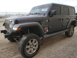 Vehiculos salvage en venta de Copart Houston, TX: 2019 Jeep Wrangler Unlimited Sahara