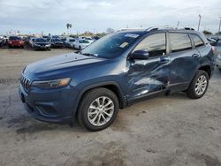 Salvage cars for sale at Corpus Christi, TX auction: 2021 Jeep Cherokee Latitude