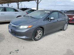 Salvage cars for sale from Copart Temple, TX: 2012 Honda Civic LX