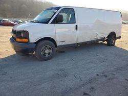 Salvage trucks for sale at Ellwood City, PA auction: 2006 Chevrolet Express G2500