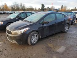 Salvage cars for sale from Copart Portland, OR: 2017 KIA Forte LX