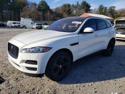 Salvage cars for sale at Mendon, MA auction: 2018 Jaguar F-PACE Premium