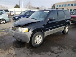 Ford salvage cars for sale: 2001 Ford Escape XLS