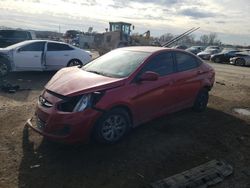 Salvage cars for sale at Kansas City, KS auction: 2015 Hyundai Accent GLS