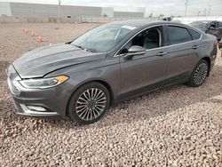 Ford Fusion Titanium salvage cars for sale: 2017 Ford Fusion Titanium