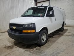 Salvage trucks for sale at Central Square, NY auction: 2021 Chevrolet Express G2500