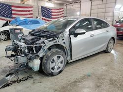 Salvage cars for sale at Columbia, MO auction: 2017 Chevrolet Cruze LS