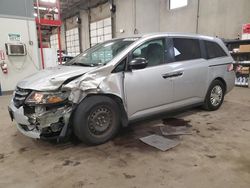 Salvage cars for sale from Copart Blaine, MN: 2015 Honda Odyssey LX