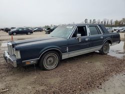 Salvage cars for sale at Houston, TX auction: 1986 Lincoln Town Car