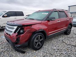 Ford Explorer salvage cars for sale: 2015 Ford Explorer XLT