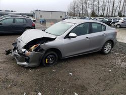 Salvage cars for sale from Copart Arlington, WA: 2013 Mazda 3 I