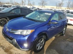 Salvage cars for sale at Bridgeton, MO auction: 2014 Toyota Rav4 XLE