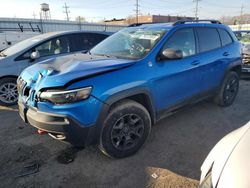 Jeep salvage cars for sale: 2019 Jeep Cherokee Trailhawk