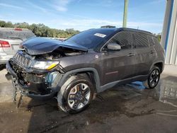 Salvage cars for sale at Apopka, FL auction: 2018 Jeep Compass Trailhawk