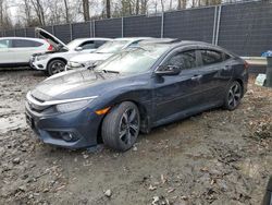 Salvage cars for sale at Waldorf, MD auction: 2017 Honda Civic Touring